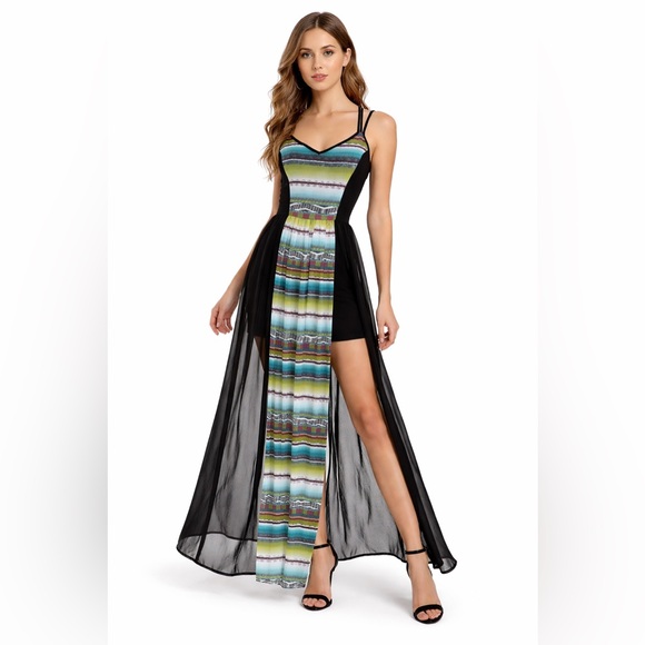 Sans Souci Dresses & Skirts - SANS SOUCI sheer see through skirt maxi dress size M